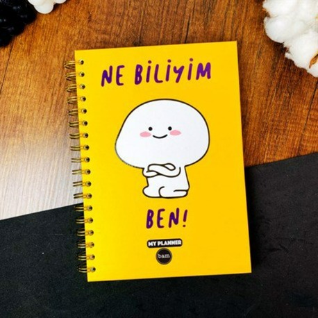 Ne Biliyim Tasarımlı Konuşan Ajanda