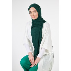Bambu Kraş Şal Zümrüt Yeşili