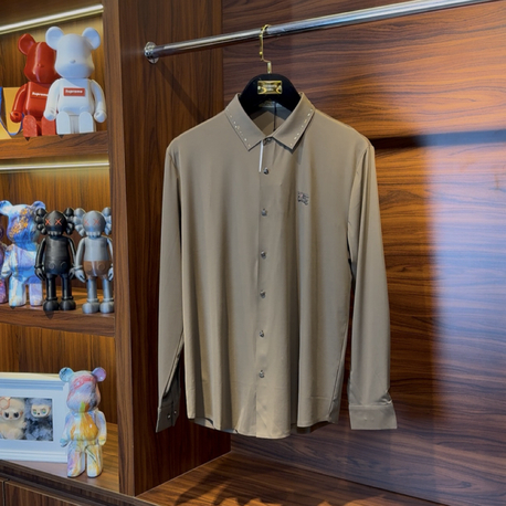 Burberry Özel Kumaş Kahve Gömlek