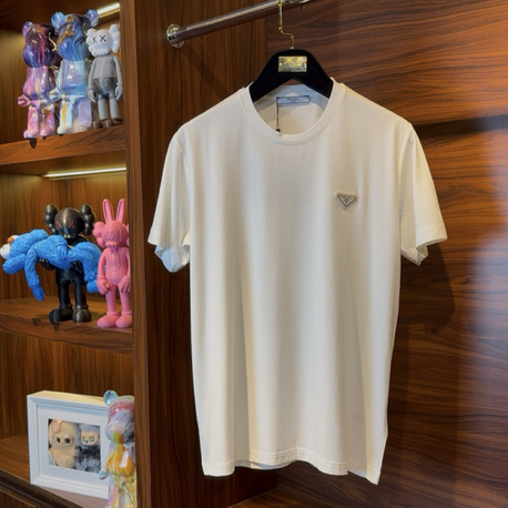 Prada Özel Kumaş Beyaz Tshirt
