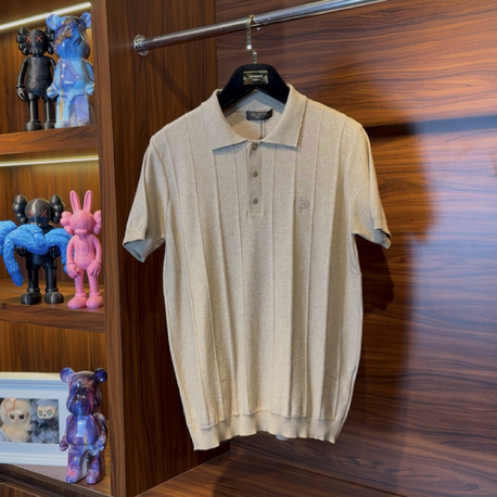 Loro Piana Özel Kumaş Polo Yaka Triko Tshirt