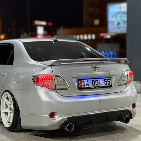 Corolla 2008-2010 Makyajsız Model Arka Tampon Eki