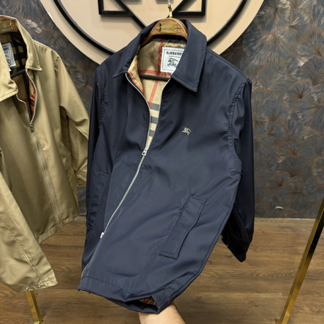 PREMIUM BURBERRY ASTAR DETAYLI MEVSİMLİK MONT(LACİVERT)