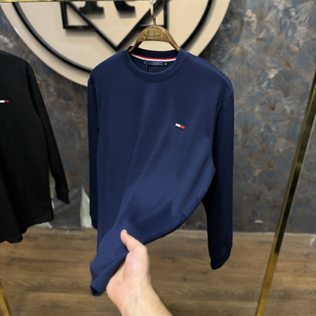PREMIUM TOMMY KIRIŞMAZ KUMAŞ SWEAT(LACİVERT)