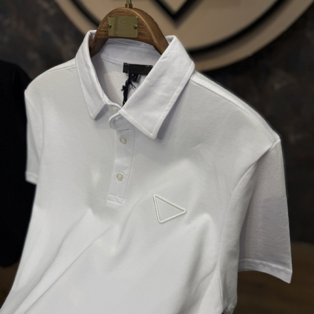 PREMIUM PRADA POLO YAKA T-SHIRT(BEYAZ)