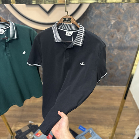 PREMIUM BYM POLO YAKA T-SHIRT (SİYAH)