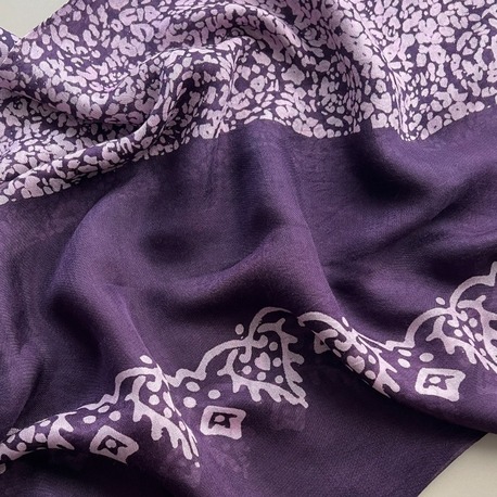 Mürdüm Leopar Kelagayi Şal