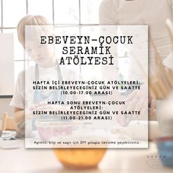 Ebeveyn -Çocuk Seramik Workshop 