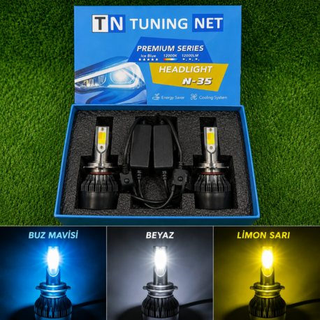 3 Renkli Led Zenon