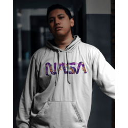 NASA MODELLİ  BEYAZ SWEAT