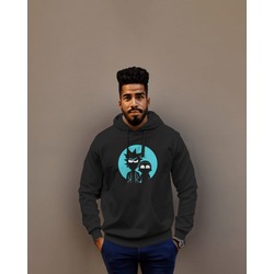 SİYAH RİCKY KMP MODELLİ  SWEAT 