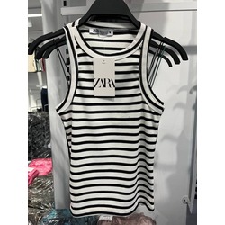ZARA ÇİZGİLİ KAŞKORSE ATLET  ss mm ll 