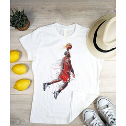 Michael Jordan Baskılı T-shirt 