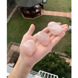 Büyük Boy Pembe Kuvars Tumble