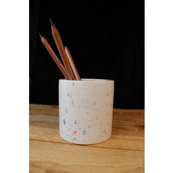 jesmonite penholder colourful