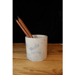 jesmonite penholder colourful 