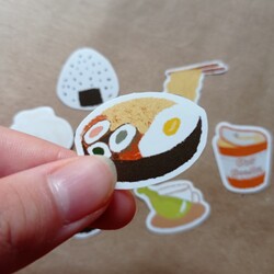 Asian Food Sticker Set