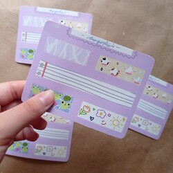 Soft Şerit Bant Sticker Seti #2