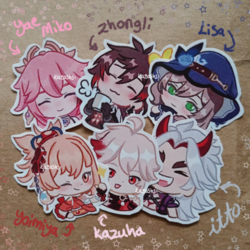 Genshin Impact sticker seti  #2