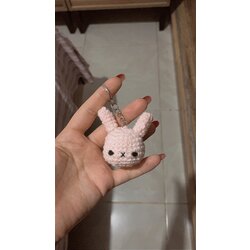 Pembe minik miffy anahtarlık
