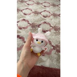 Amigurumi şapkalı ördek