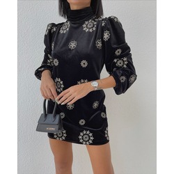 Zara model Kadife Elbise