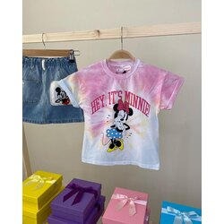 Orjinal Marka Batik Baskılı Minnie Mouse Tshirt