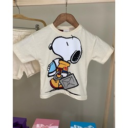 Orjinal Marka Snopy Bej Tshirt
