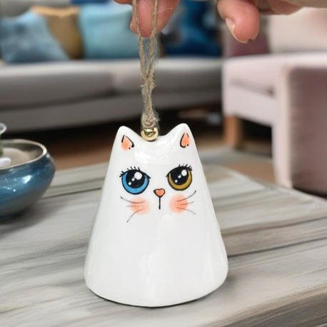 Seramik (Sütlaç) Kedi Çan