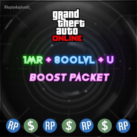 Gta 5 Online (1MR + 800lvl + Unlock) Paket