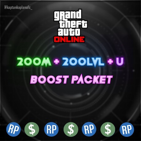 Gta 5 Online (200M + 200lvl + Unlock) Paket