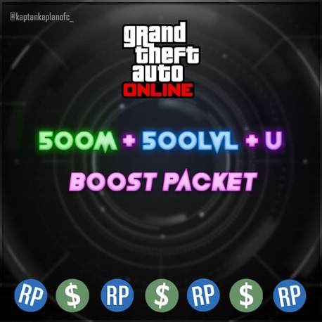 Gta 5 Online (500M + 500lvl + Unlock) Paket