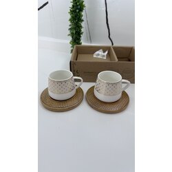 Bambum ikili kahve fincanı hanzade