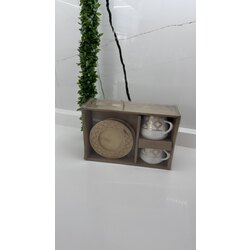 Bambum ikili kahve fincanı hanedan