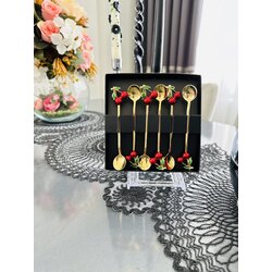 Kirazlı 6 lı çay kaşığı