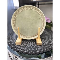 Su yeşili buğday taneli 18 cm 6 lı pasta tabağı