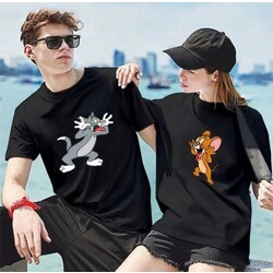 Tomm ve Jerry Tasarım T-shirt