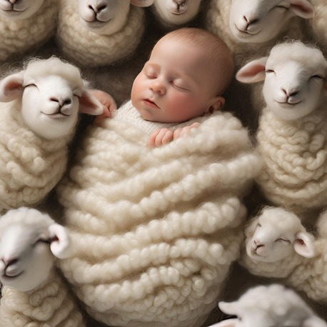 %100 Doğal Merinos Yün Bebek Yorganı 100x140 MAKİNA DİKİM