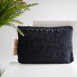 Siyah Clutch Çanta 