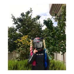 HARLEY QUİNN KASK SAÇI