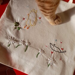 Chikin and Flat Cat | Bez çanta