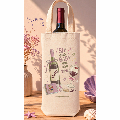 Vino Kanvas Tote Bag