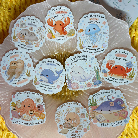 Little Sea Treasures Tekli Sticker