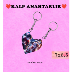 Kawaii Spesyel Kalp Anahtarlık