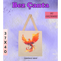 Anka Kuşu Bez Kol Çanta