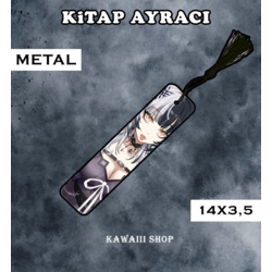 Gotik Anime Girl Kitap Ayracı