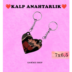 Kawaii Spesyel Kalp Anahtarlık