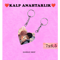 Kawaii Spesyel Kalp Anahtarlık