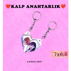 Omori Kalp Anahtarlık