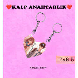 Kawaii Spesyel Kalp Anahtarlık